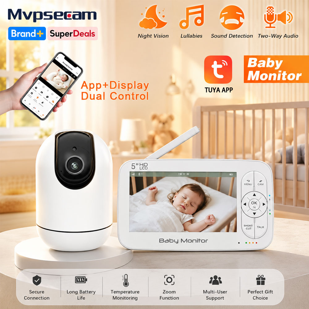 Audio Detect Music - Smart WiFi Baby Monitor 5