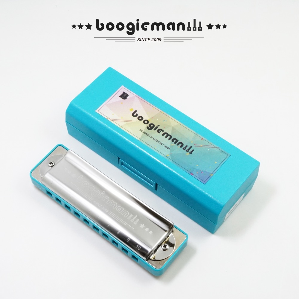 Harmonica 10 Hole - Boogie Man BoogieMan Paddy Tune 10-Hole