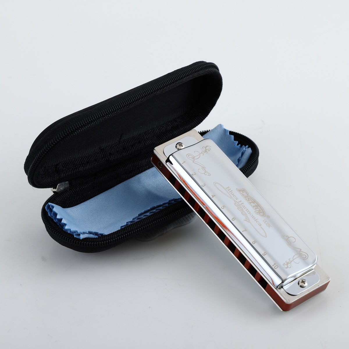 Harmonica 10 Hole - EASTTOP T008K Key of a New