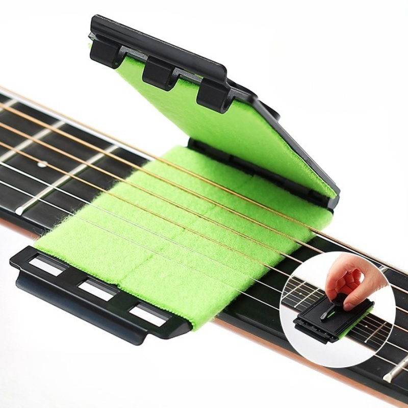 Bass Guitar Strings - Guitar String Cleaner Portable Foldable Bass