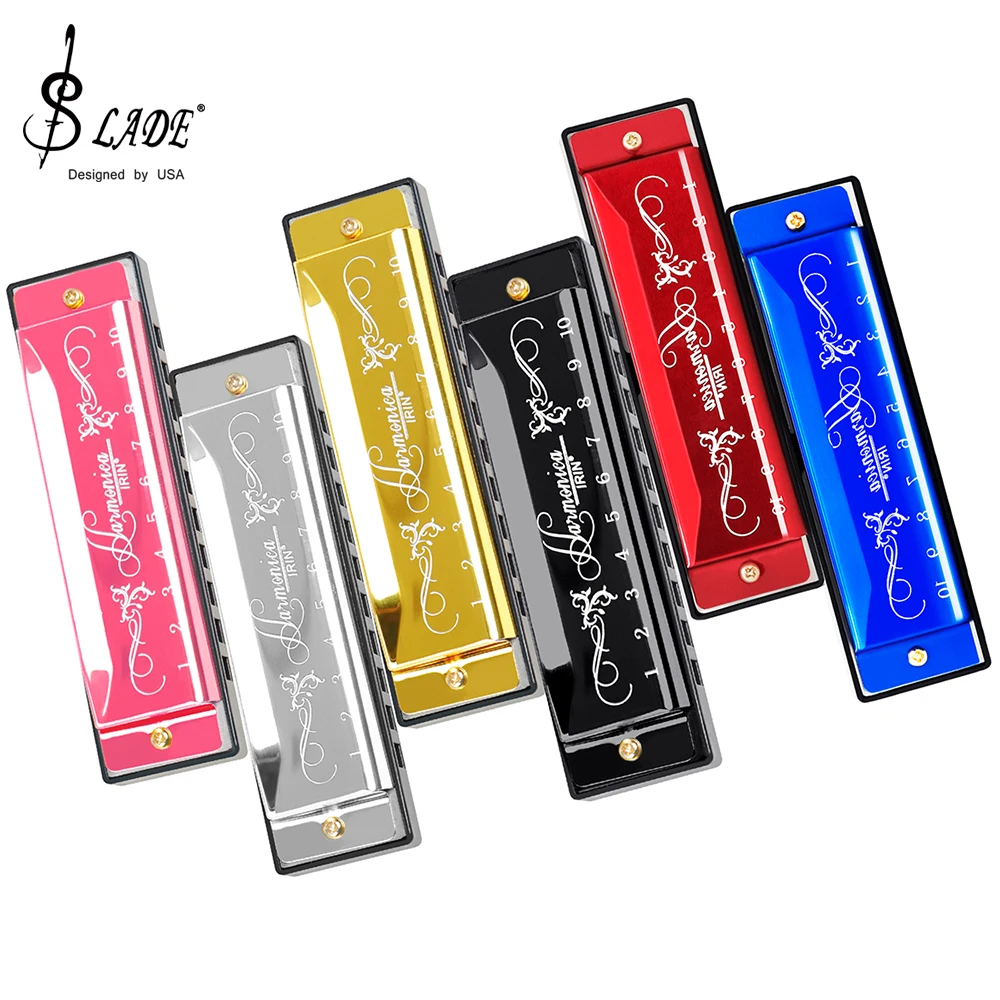 Harmonica 10 Hole - SLADE Harmonica Professional 10 Hole 20