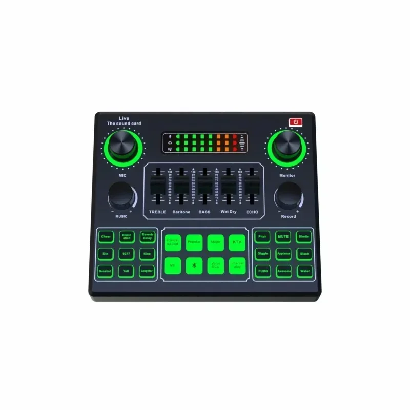 Audio Music Voice Changer - V9SJ External Audio Mixer Live Sound