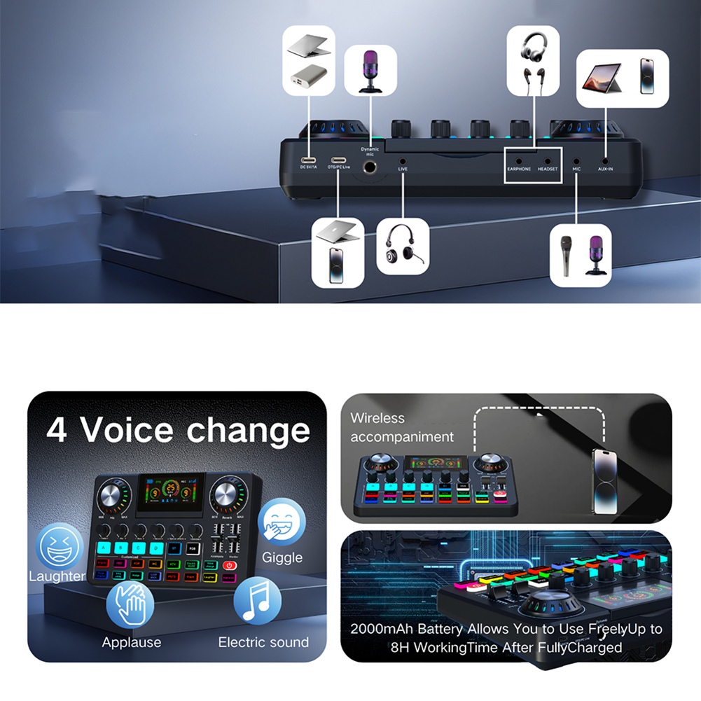 Audio Music Voice Changer - ABYA Audio Mixer, Live Sound Card