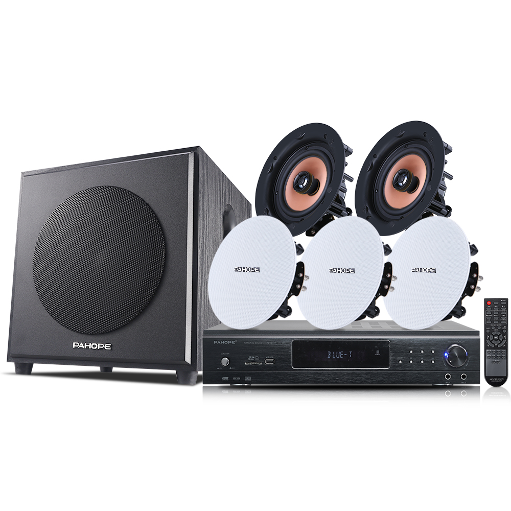 Audio Music In Background - 5.1 Home Theater Ceiling Speaker Set