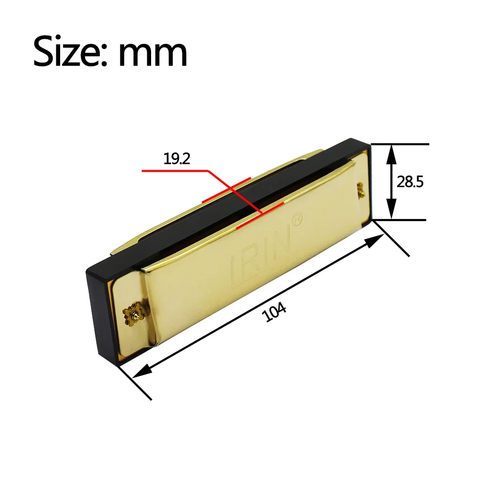 IRIN Harmonica 10 Hole 20 Tone - đánh giá và giá Harmonica 10 Hole