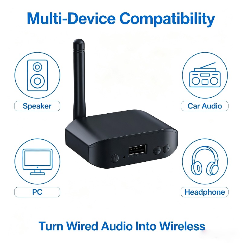 Wireless Audio Adapter Bluetoo - đánh giá và giá Audio Music Link