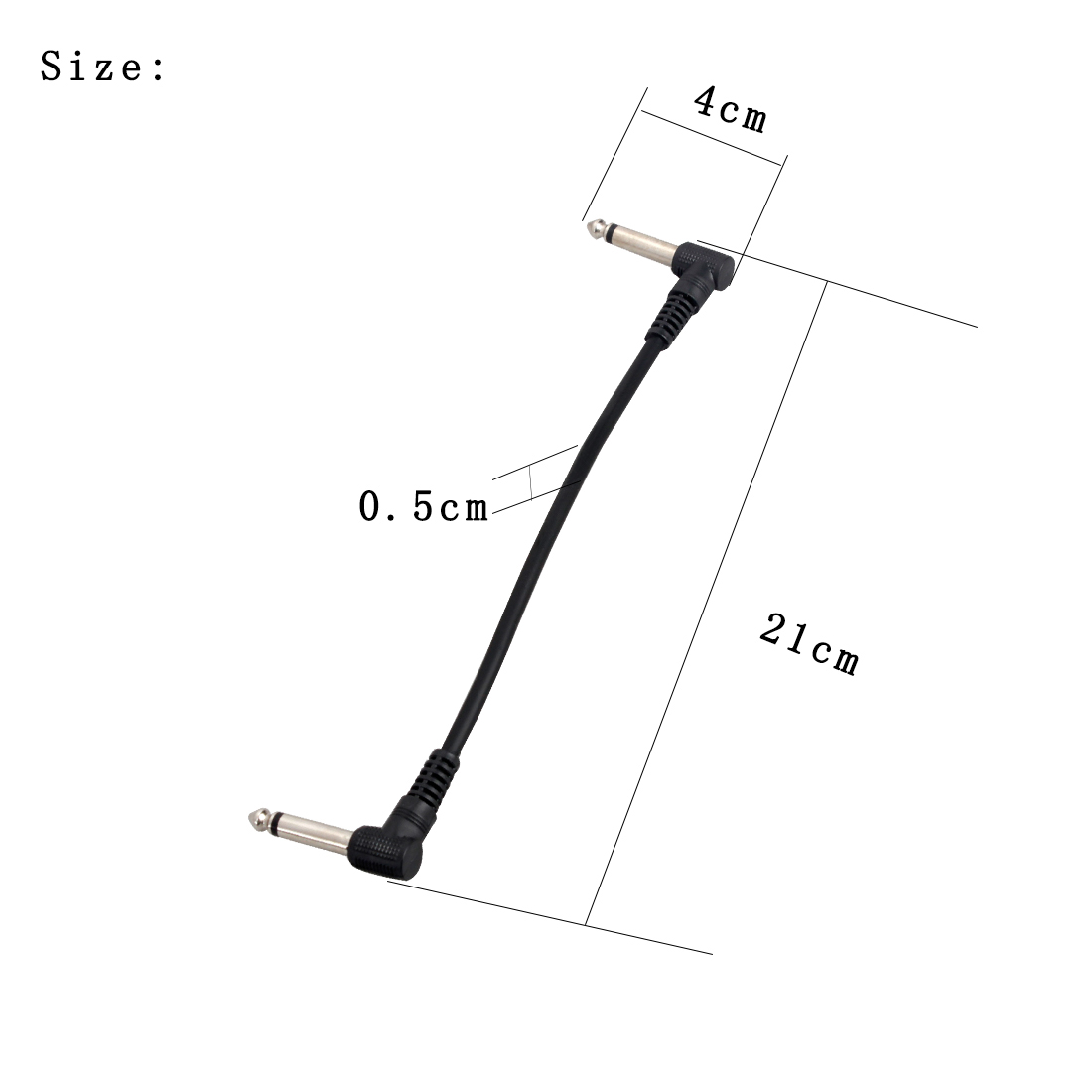 6 Pcs Guitar Effect Pedal Cabl - đánh giá và giá Audio Music Link