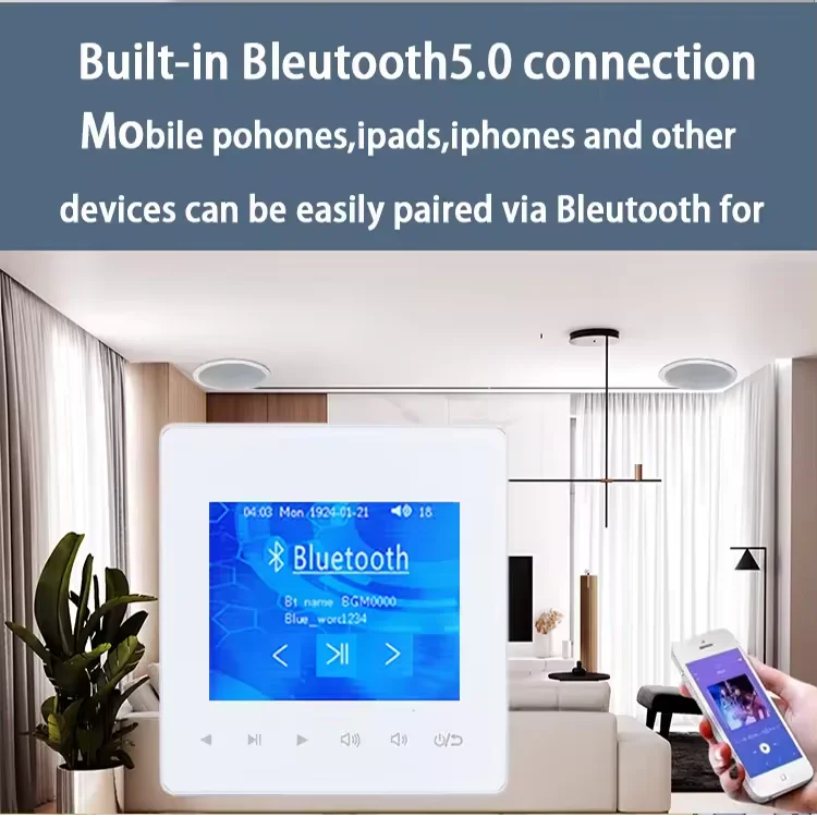 Home Bluetooth Wall Amplifier  - đánh giá và giá Audio Music In Background