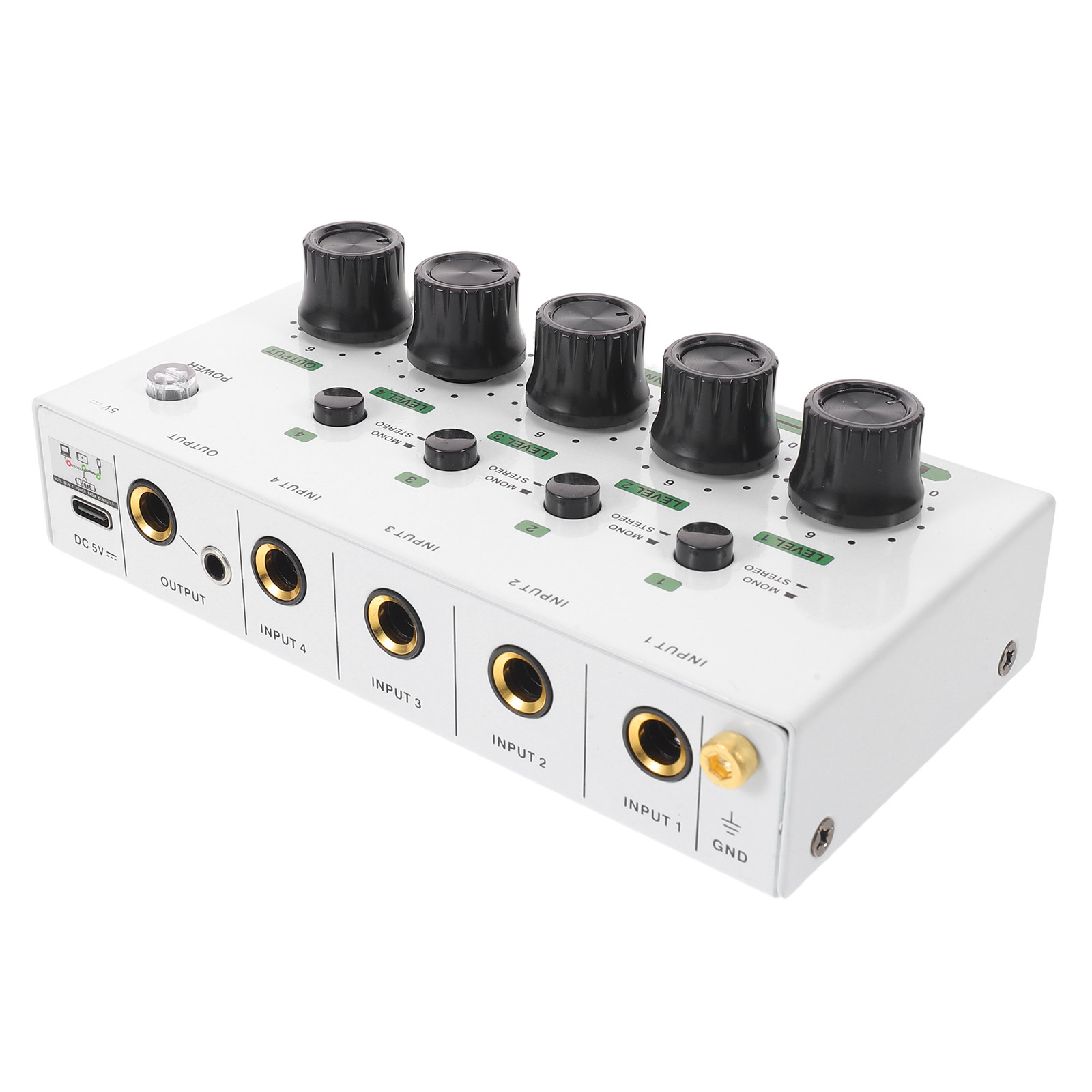 4-Channel Compact Audio Mixer  - đánh giá và giá Audio Mixer 4 Channel