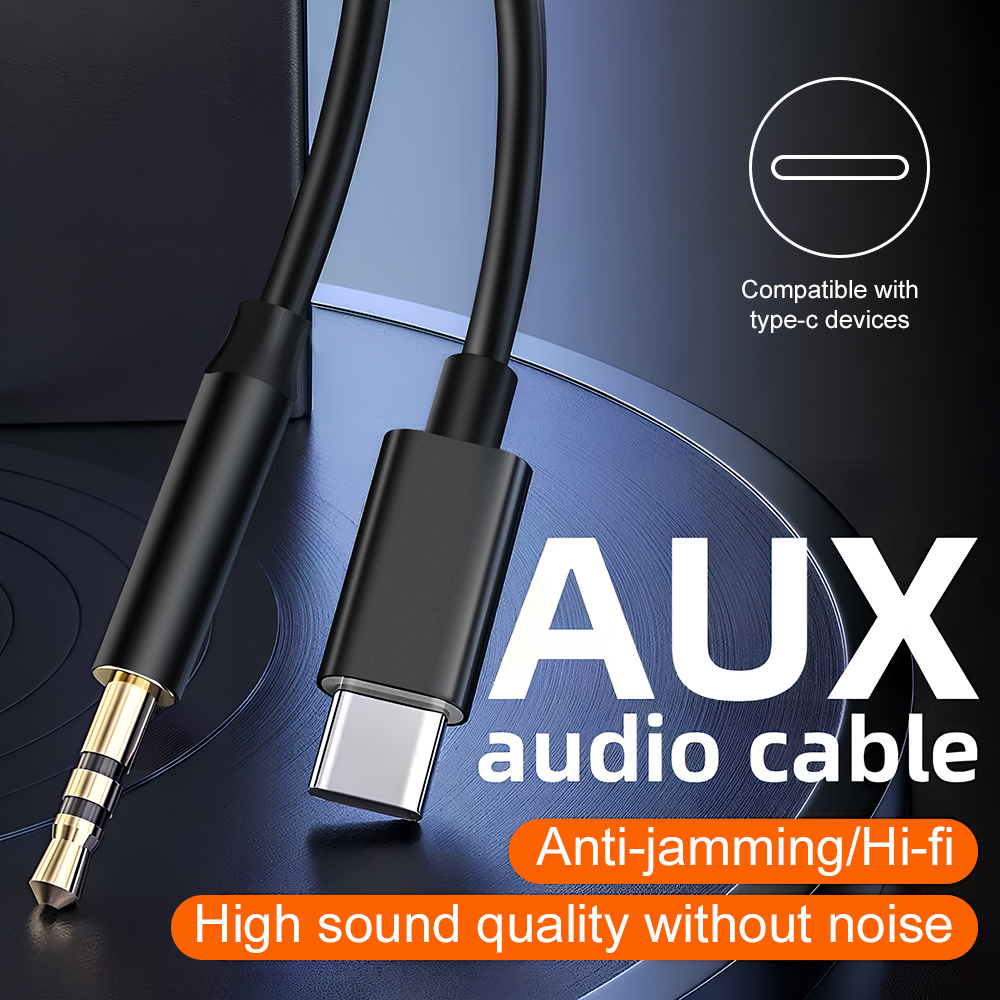 Type-C to 3.5mm AUX Audio Cabl - đánh giá và giá Audio Music Link