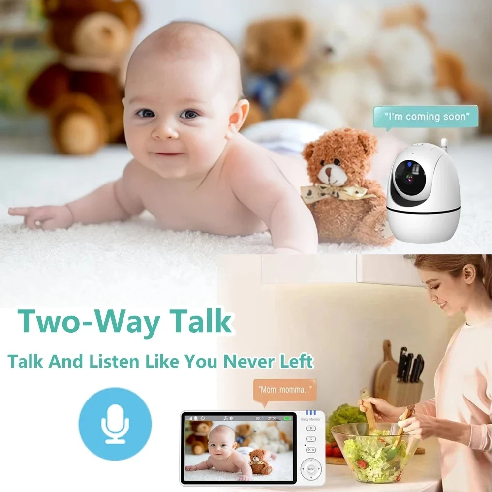 VBABM ABM501 Baby Monitor 5.0  - đánh giá và giá Audio Detect Music