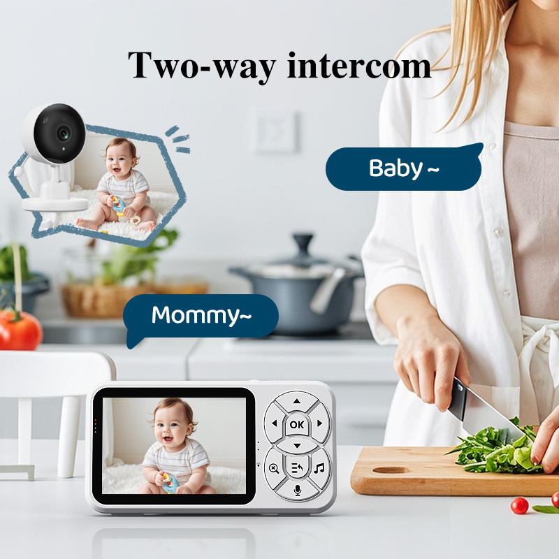 Danmini 3.5-inch Baby Monitor  - đánh giá và giá Audio Detect Music