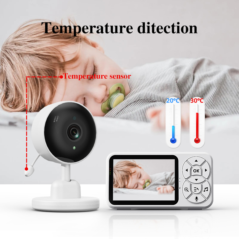 Danmini 3.5-inch Baby Monitor  - đánh giá và giá Audio Detect Music