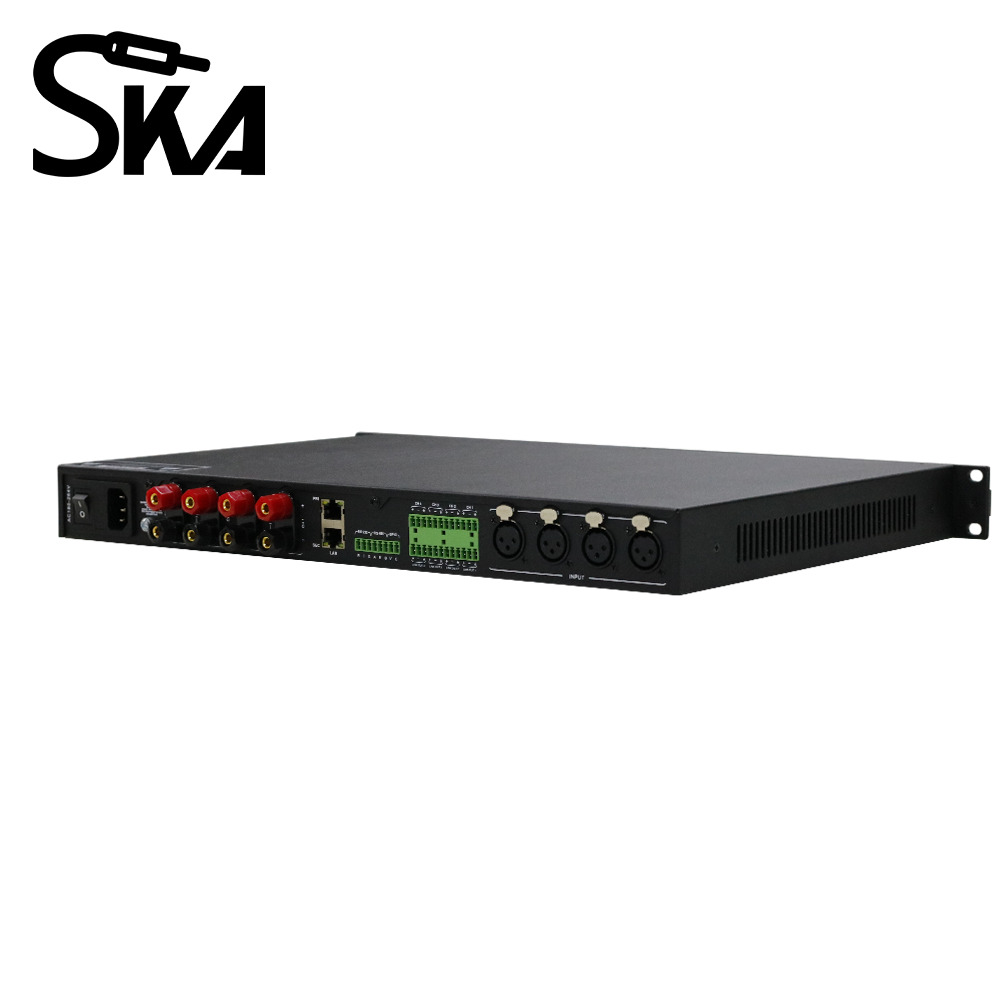DSP Digital Power Amplifier 1U - đánh giá và giá Audio Mixer 4 Channel