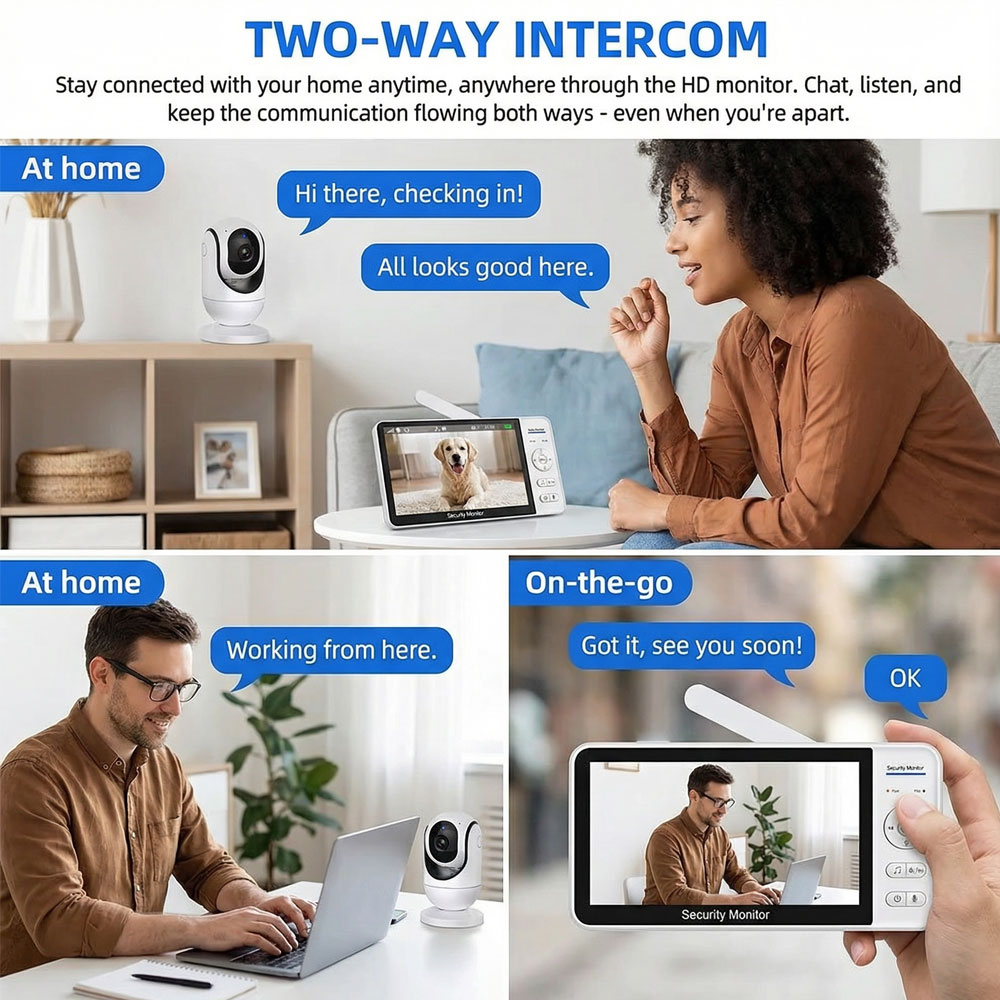 7-Inch 1080P Baby Monitor with - đánh giá và giá Audio Detect Music