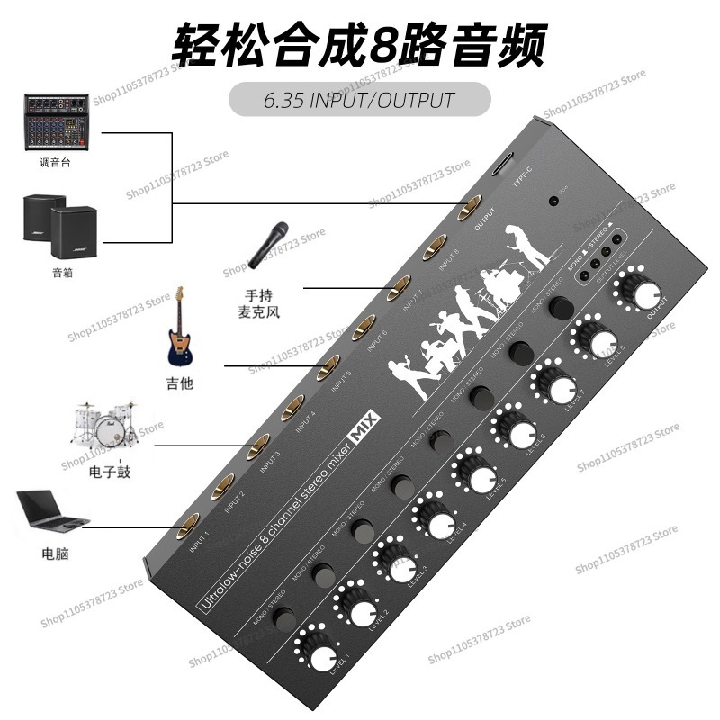 For Six-way Mixer Mini Mixer M - đánh giá và giá Audio Music Hub
