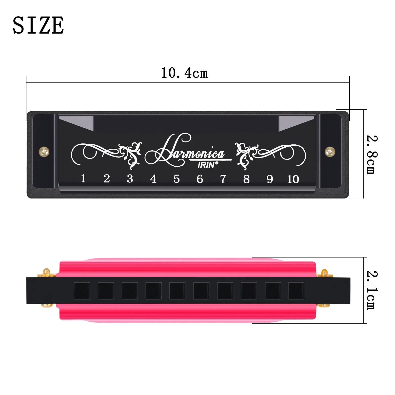 IRIN 10 Hole 20 Tone Harmonica - đánh giá và giá Harmonica 10 Hole