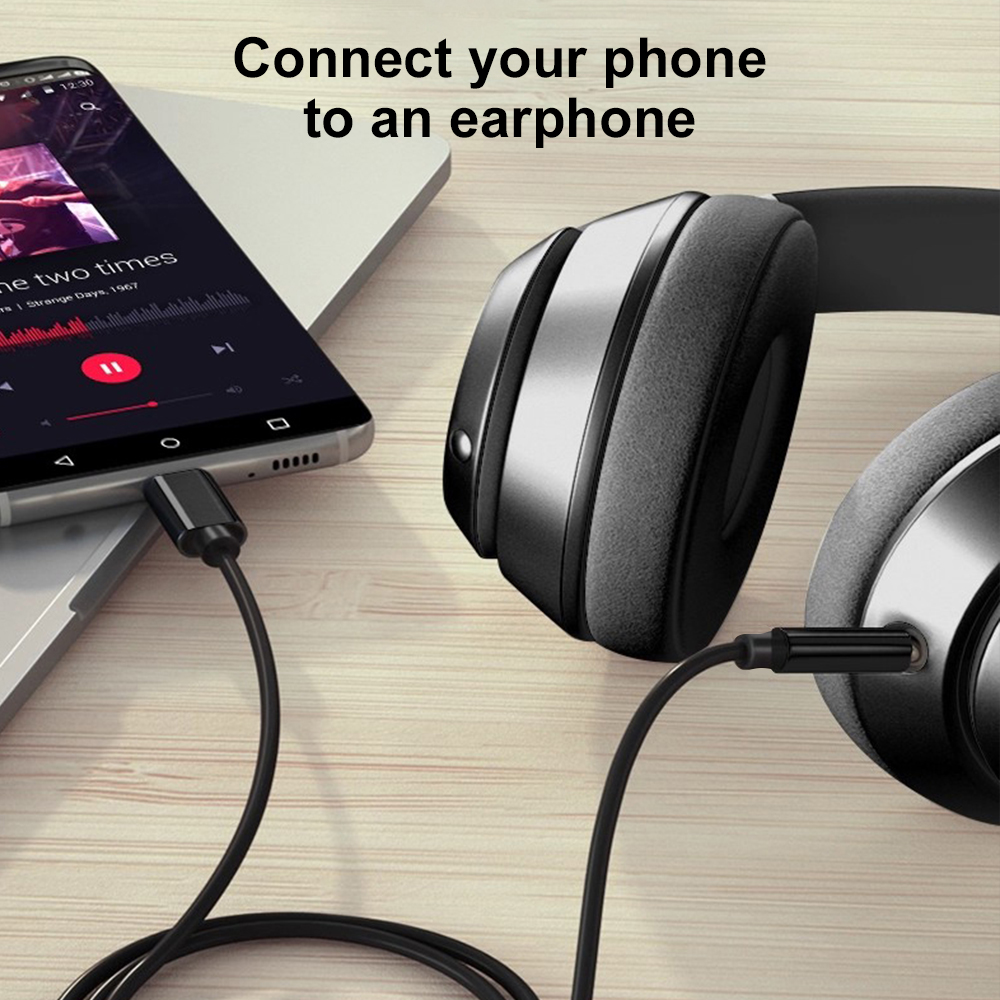 Type-C to 3.5mm AUX Audio Cabl - đánh giá và giá Audio Music Link