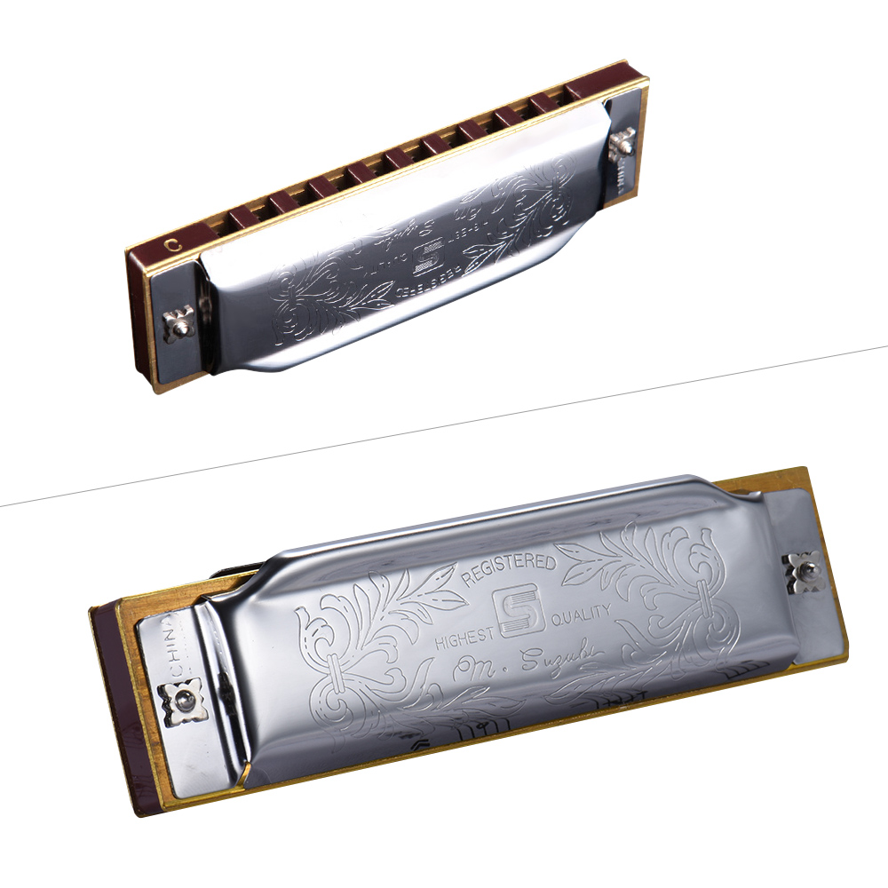SUZUKI Folkmaster Blues Harmon - đánh giá và giá Harmonica 10 Hole