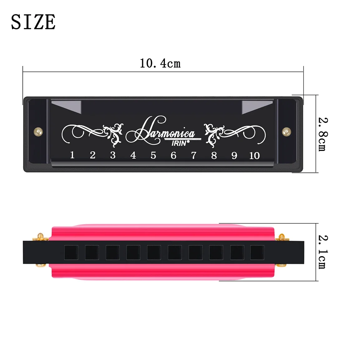 SLADE Harmonica Professional 1 - đánh giá và giá Harmonica 10 Hole