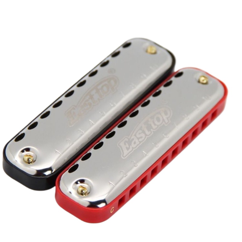 10-Hole Blues Harmonica Key C  - đánh giá và giá Harmonica 10 Hole