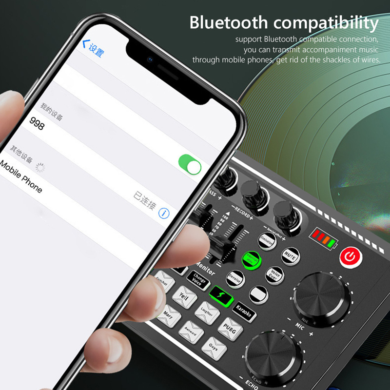 F998 Live Sound Card Audio DJ  - đánh giá và giá Audio Music Voice Changer