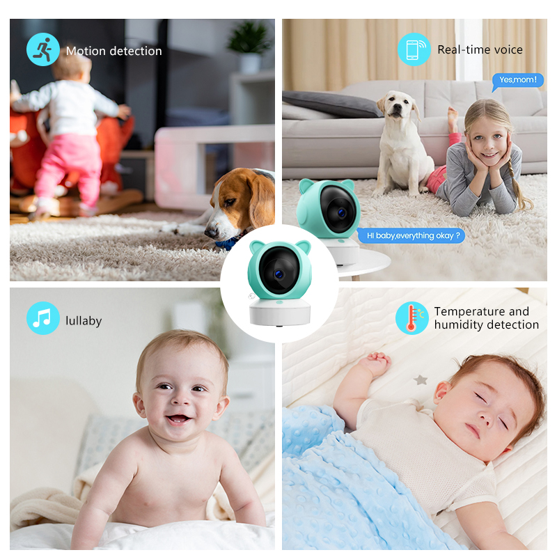 Danmini 1080P Baby Monitor Mob - đánh giá và giá Audio Detect Music
