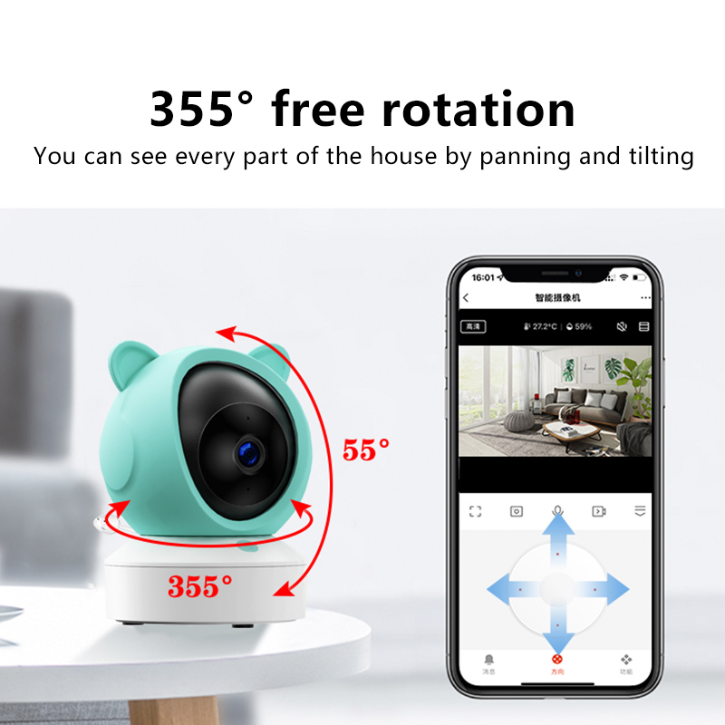 Danmini 1080P Baby Monitor Mob - đánh giá và giá Audio Detect Music