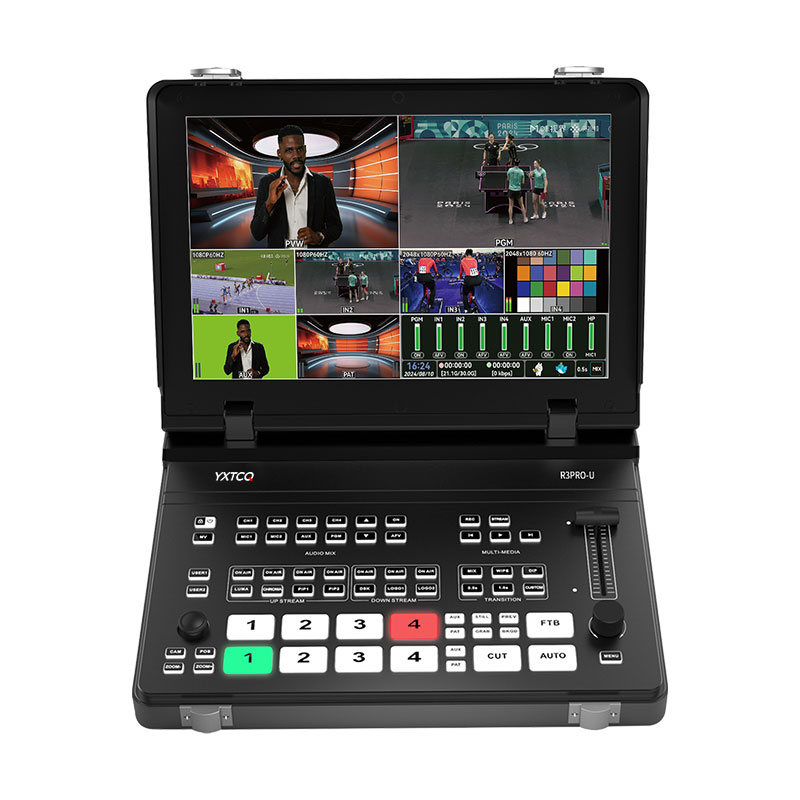 YXTCQ R3PRO-U 4K Live Video Sw - đánh giá và giá Audio Mixer 4 Channel