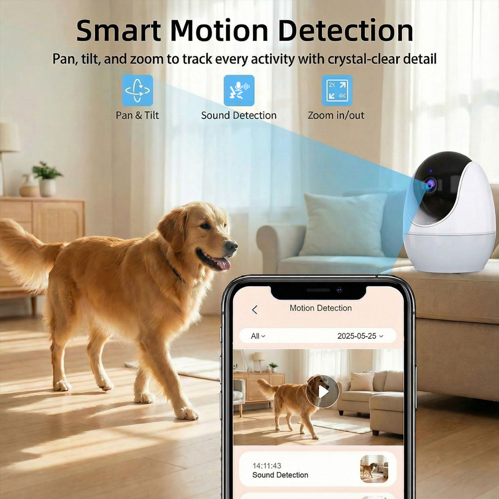 Smart Baby Monitor with Night  - đánh giá và giá Audio Detect Music