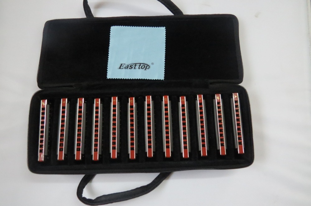 EASTTOP Blues Harp Miệng Cơ Qu - đánh giá và giá Harmonica 10 Hole