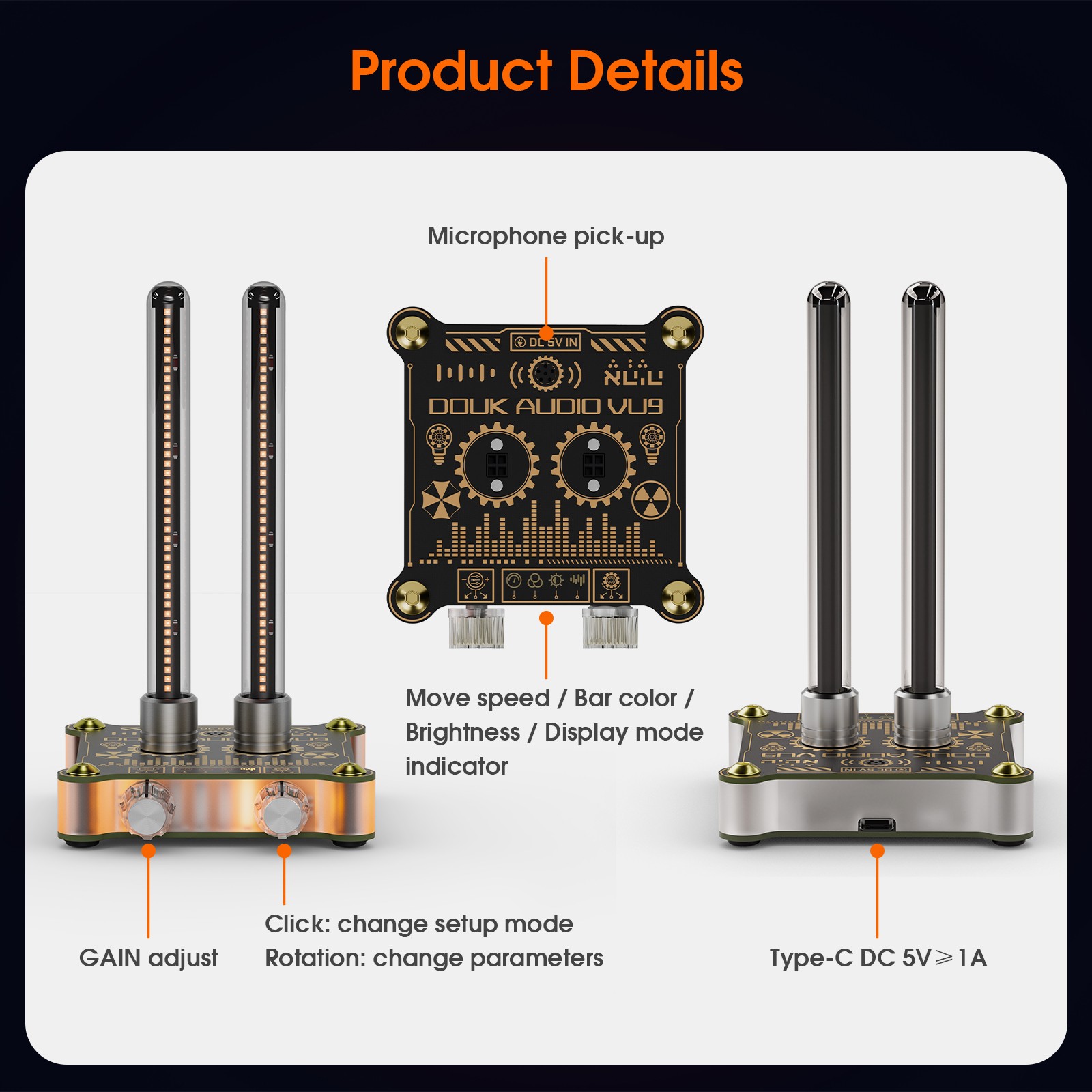 Douk Audio Dual Pixie Tube VU9 - đánh giá và giá Audio Music In Youtube