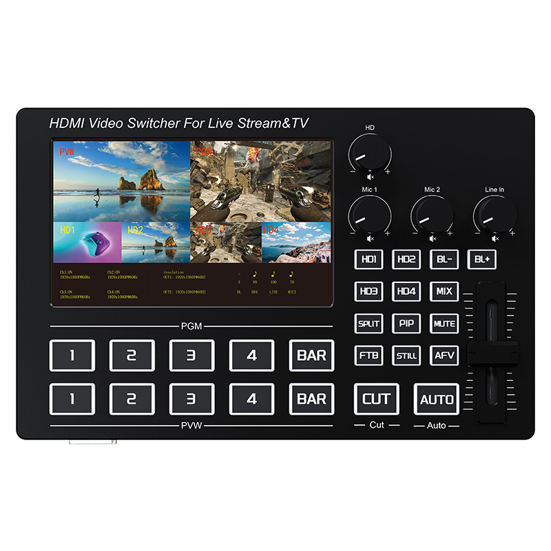 1080P 4 Channel HDMI Live Stre - đánh giá và giá Audio Mixer 4 Channel