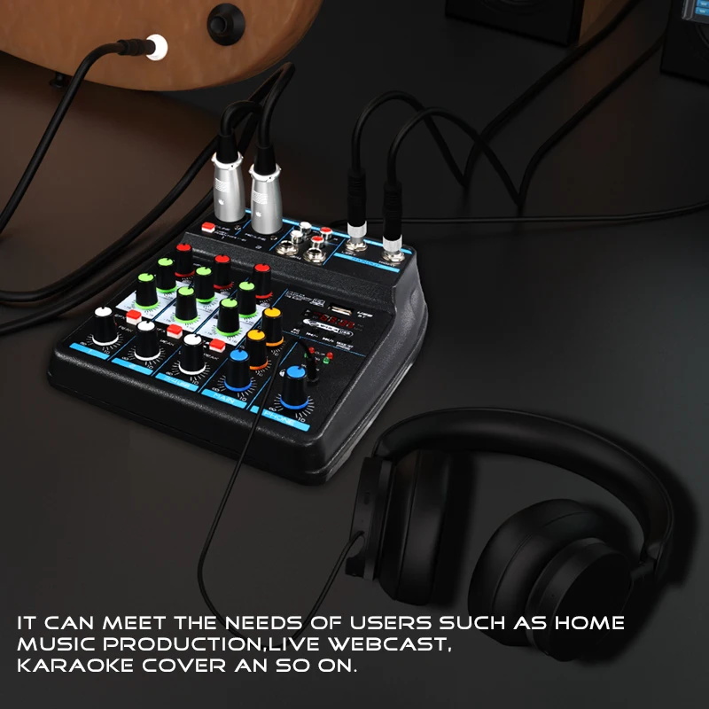 4-Channel Mini USB Audio Mixer - đánh giá và giá Audio Mixer 4 Channel