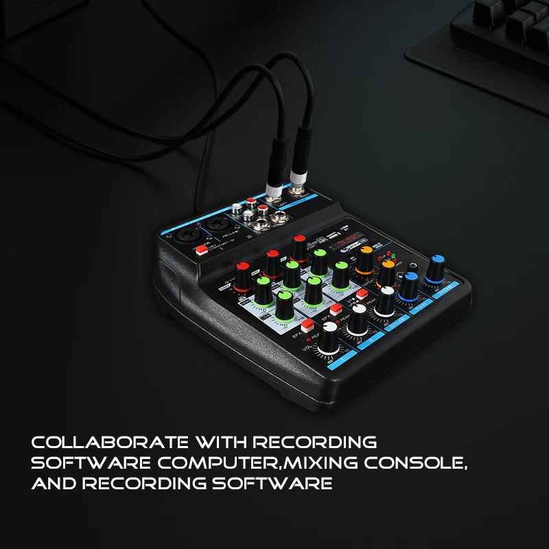 4-Channel Mini USB Audio Mixer - đánh giá và giá Audio Mixer 4 Channel