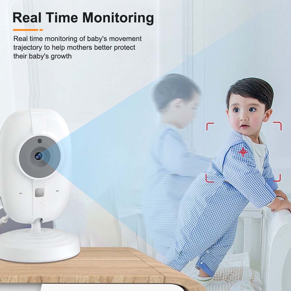 3.5'' Video Baby Monitor 2.4G  - đánh giá và giá Audio Detect Music