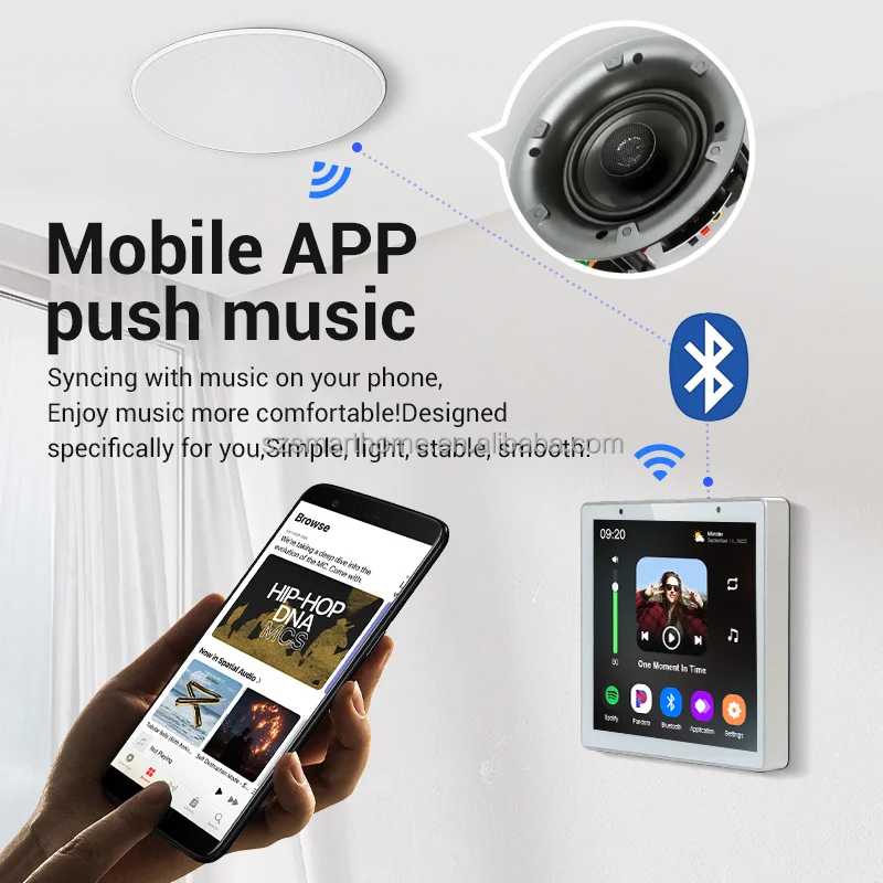 4-Inch Smart Home Background M - đánh giá và giá Audio Music In Background